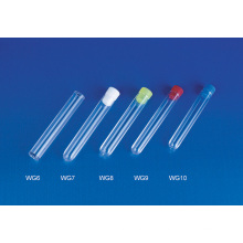 Smooth and Transparent Plastic Test Tube